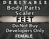 Derive Feet Scale F