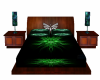 {AL} Black & Green Bed