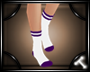 *T Cassidee Socks Purple
