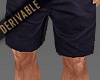 Diran Navy Shorts