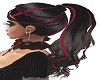 Black & Red Zahina Hair