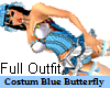 Costum Blue Butterfly