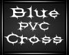 Blue PVC Cross