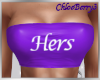 Hers Tube Top Purple