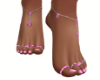 fingertips anklets pink