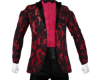 Red Black Lace Tuxedo