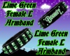Lime Green F (L) ArmBand