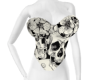 top corset skulls