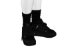 black lv shoes