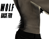 Wolf Back Fur *Black