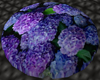 PURPLE FLOWER UMBRELLA