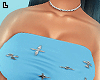 Blue Tube Top
