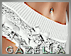 G* Ruffle Skirt WHITE
