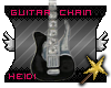 Guitar Black necklace