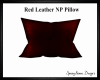 Red Leather NP Pillow