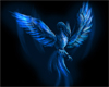 Blue Phoenix Wallhanging