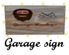 Garage sign 