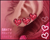 ɳ Hearts Earrings