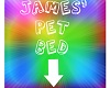 James' Pet Bed Poster