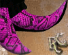 Tribal purple boots M/F