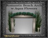 Aqua Flower Beach Arch