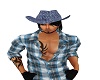 Jeans Hat and Hair cowbo