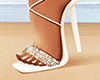 white cute heels