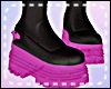 *Y* Neon Boots - Pink