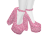 Pink Glitter Heels