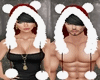 SANTA HATS  + HAIR / F
