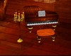 vintage piano