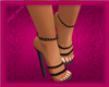 Black Chain sandal heels