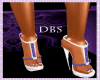 DBS~SatinWht&PurpleShoes