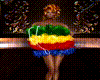 Rainbow Loofah Costume