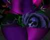purple goth rose mini