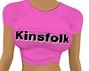 kinsfolk pink top