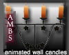 Gothic Glam Wall Candles