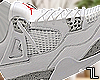 Retro 4's  White Oreo