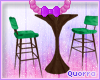 Qღ Wooden Table Set