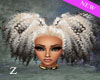 Curly Afro Blonde Ghost