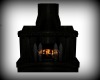 Dark Stone Fireplace