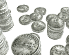 Stack Of silver Coins!