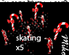 skating ice x5 candycane