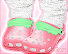 ♡ strawberry crocs v2