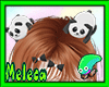 KIDS Hair Clips Panda