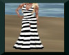 beach dress stripes