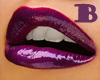 B* Purple Lips Pic