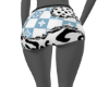 BLUE COW SKIRT RL