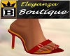 (B) Eleganza Red Heels