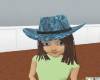 Teal CowgirlHat